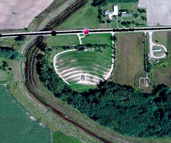 Hi-Way Drive-In Theatre - Aerial (newer photo)